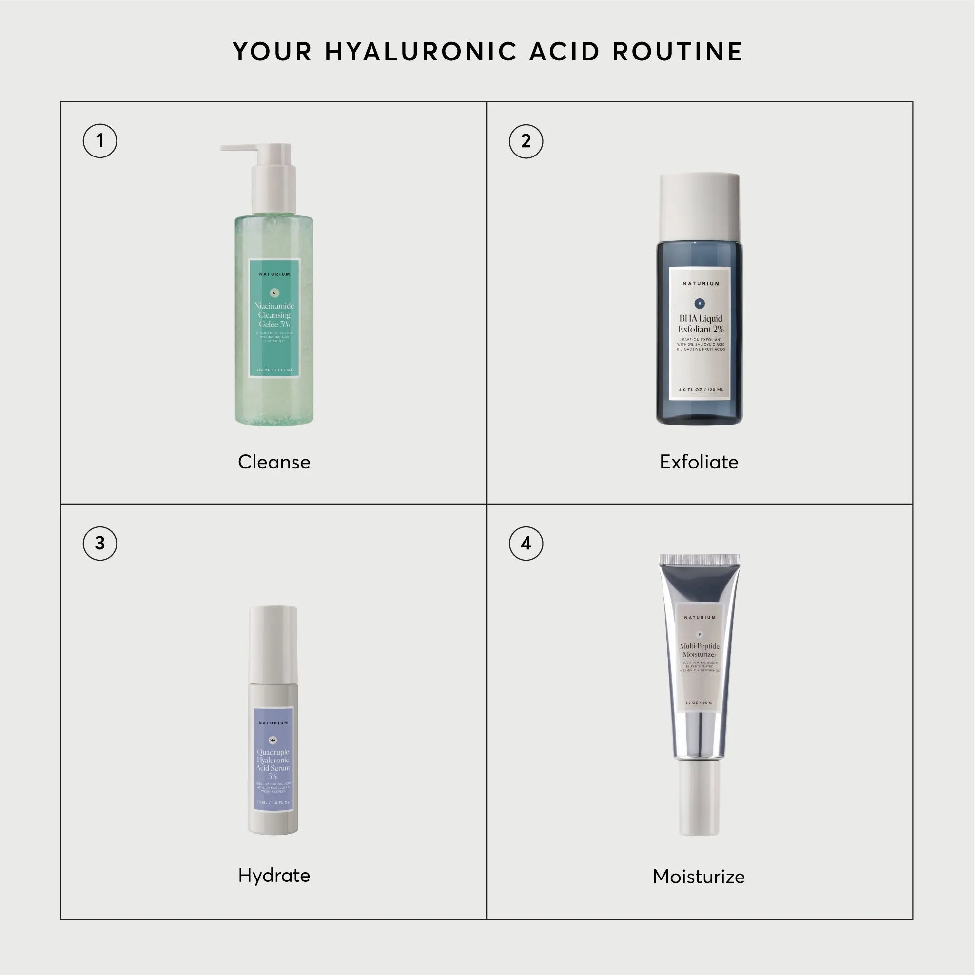 Quadruple Hyaluronic Acid Serum 5% - Jumbo