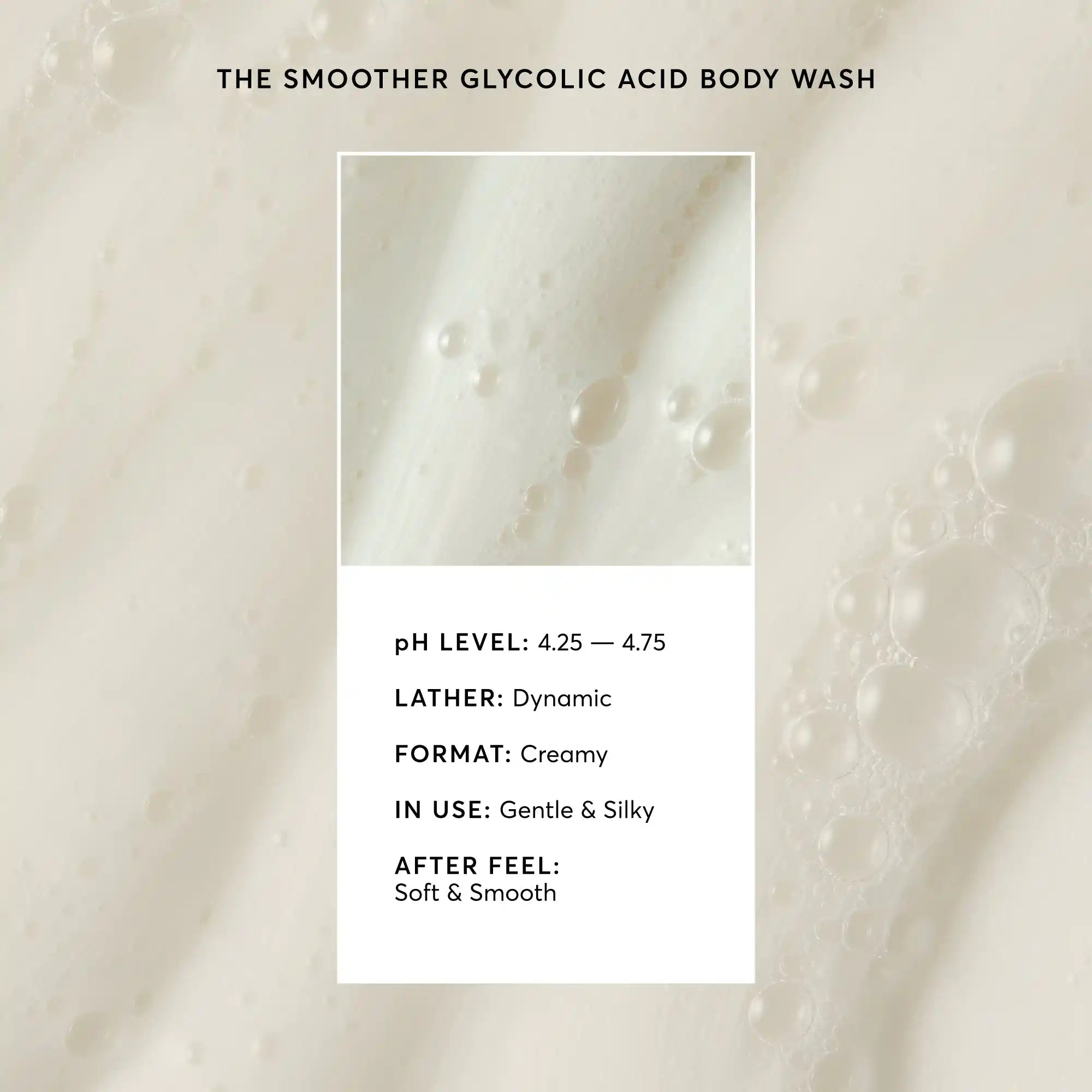 The Smoother Glycolic Acid Exfoliating Body Wash