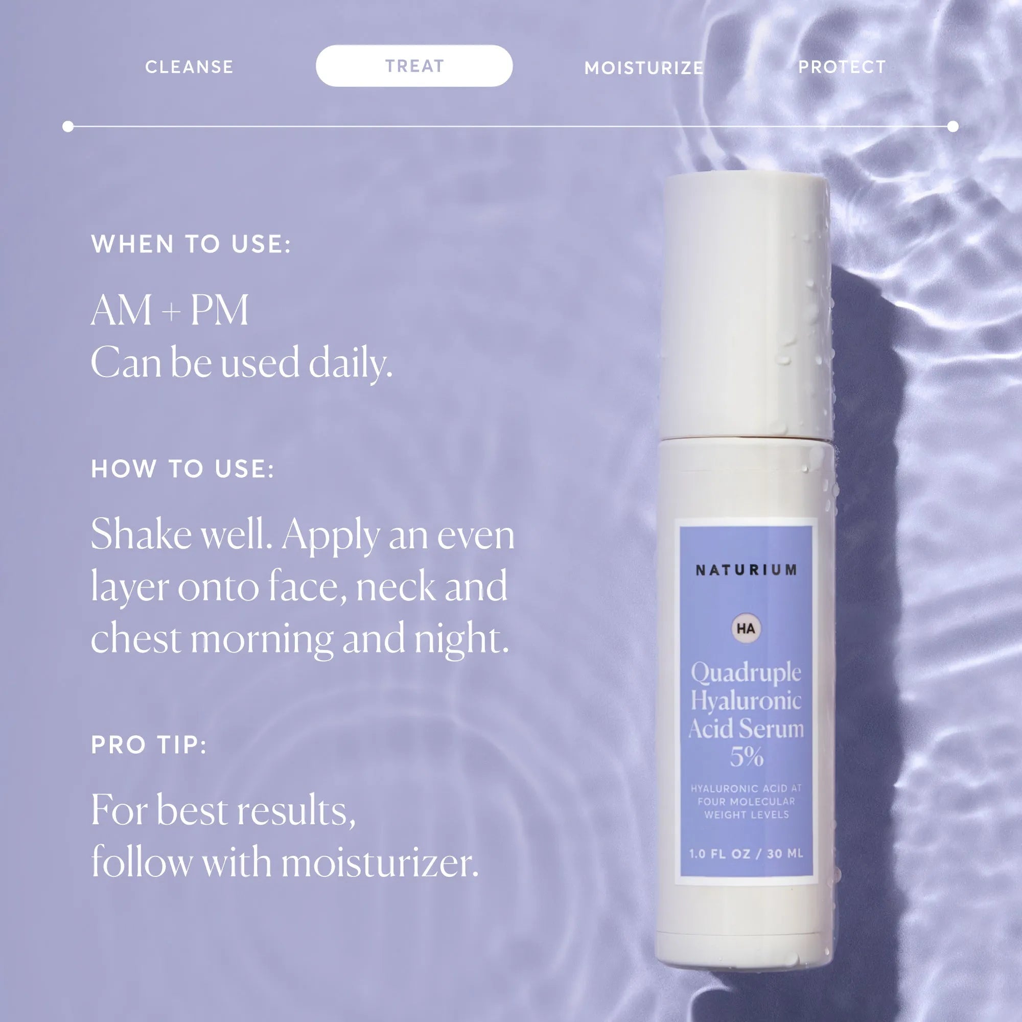 Quadruple Hyaluronic Acid Serum 5%