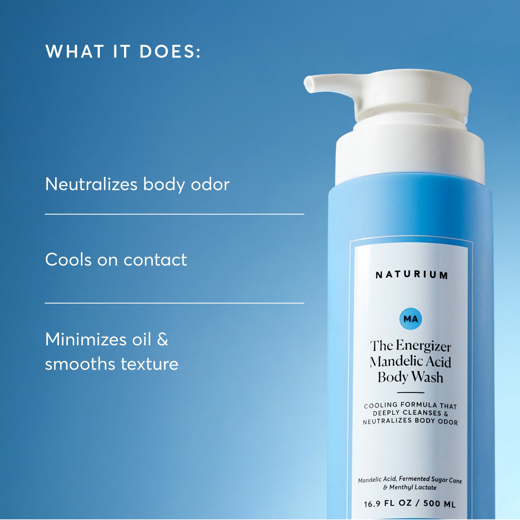 The Energizer Mandelic Acid Body Wash