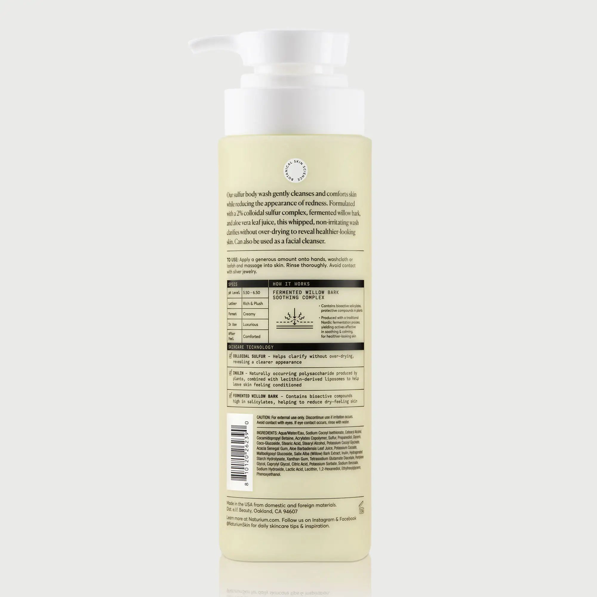 The Revealer Sulfur Body Wash