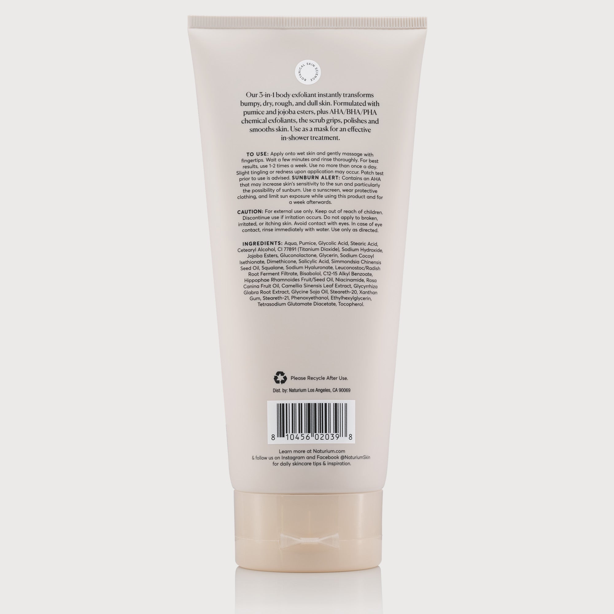 kp body scrub and mask ingredients