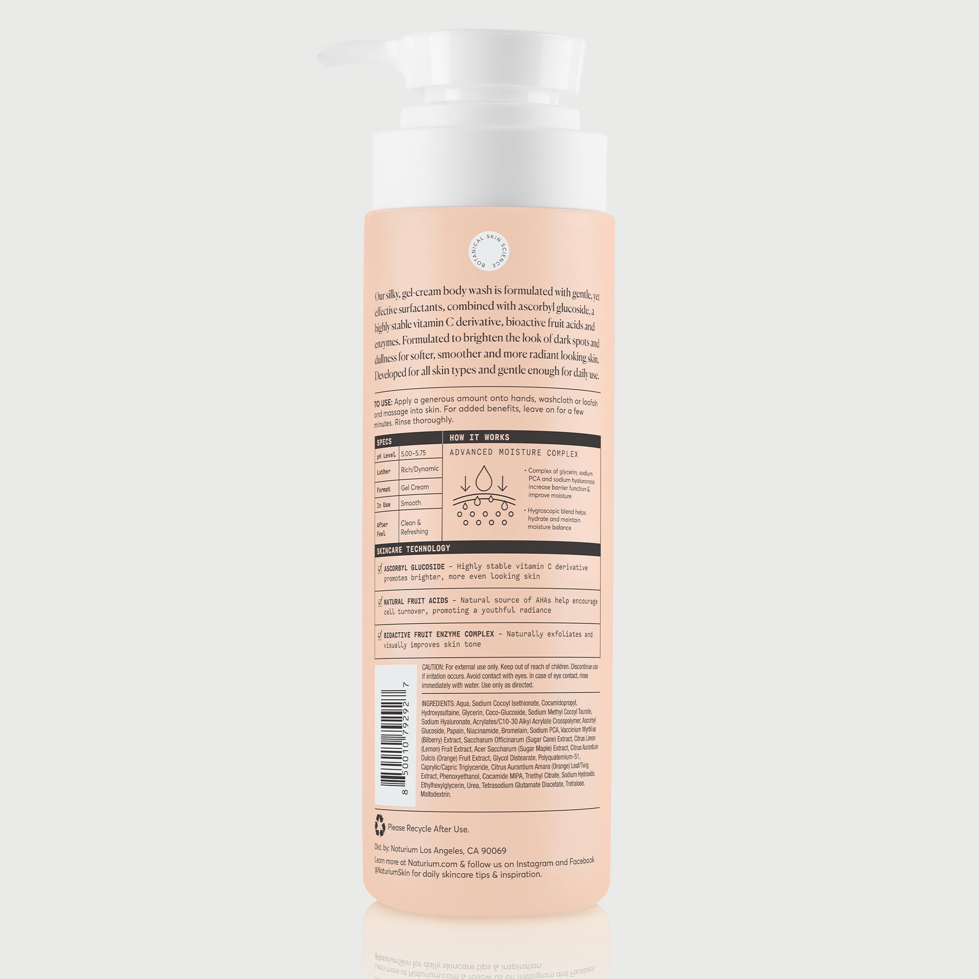 Vitamin C Body Wash The Brightener Naturium